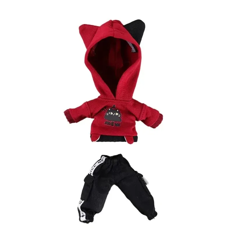 OB11 Clothes Small Animal Sweatshirt Baby Clothes Suit Shorts Set Clothes Decoration GSC Body, 1/12bjd Doll Clothes Toy Clothing