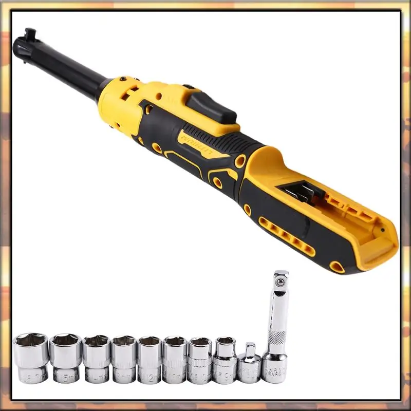 AS59 Uitgebreide Elektrische Ratelsleutel 3/8Inch Verwijdering Schroef Moer 220N.M Accuschroevendraaier Power Tools Voor 20V Batterij