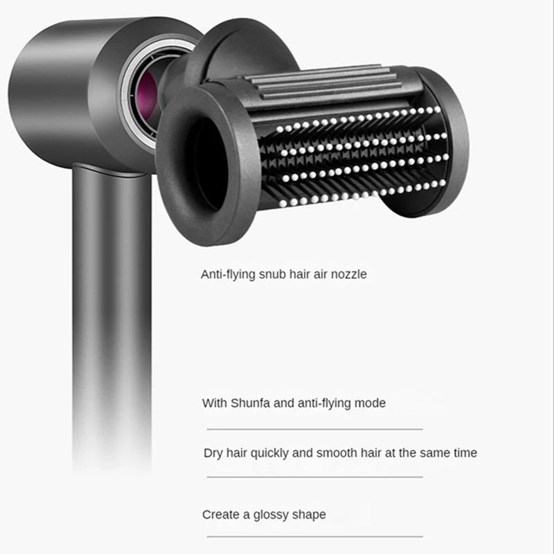 For Dyson Supersonic HD01 HD02 HD03 HD04 HD08 HD15 Anti-Flying Nozzle+Wide Tooth Comb Smooth Hair Styling Tool