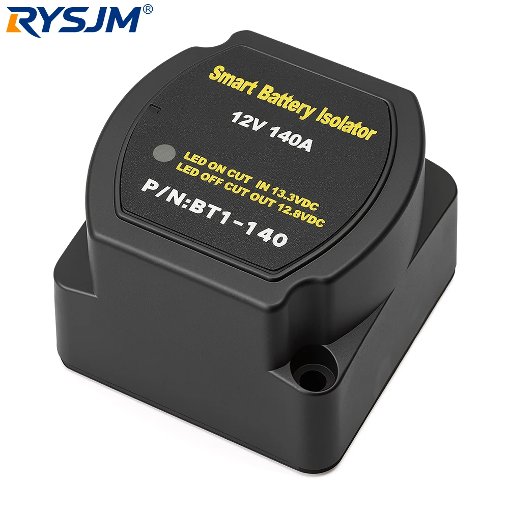 

Dual Battery Smart Isolator 140A 12V Voltage Sensitive Split Charge VSR Relay Auto Marine Charging Protection Parts For Car Boat