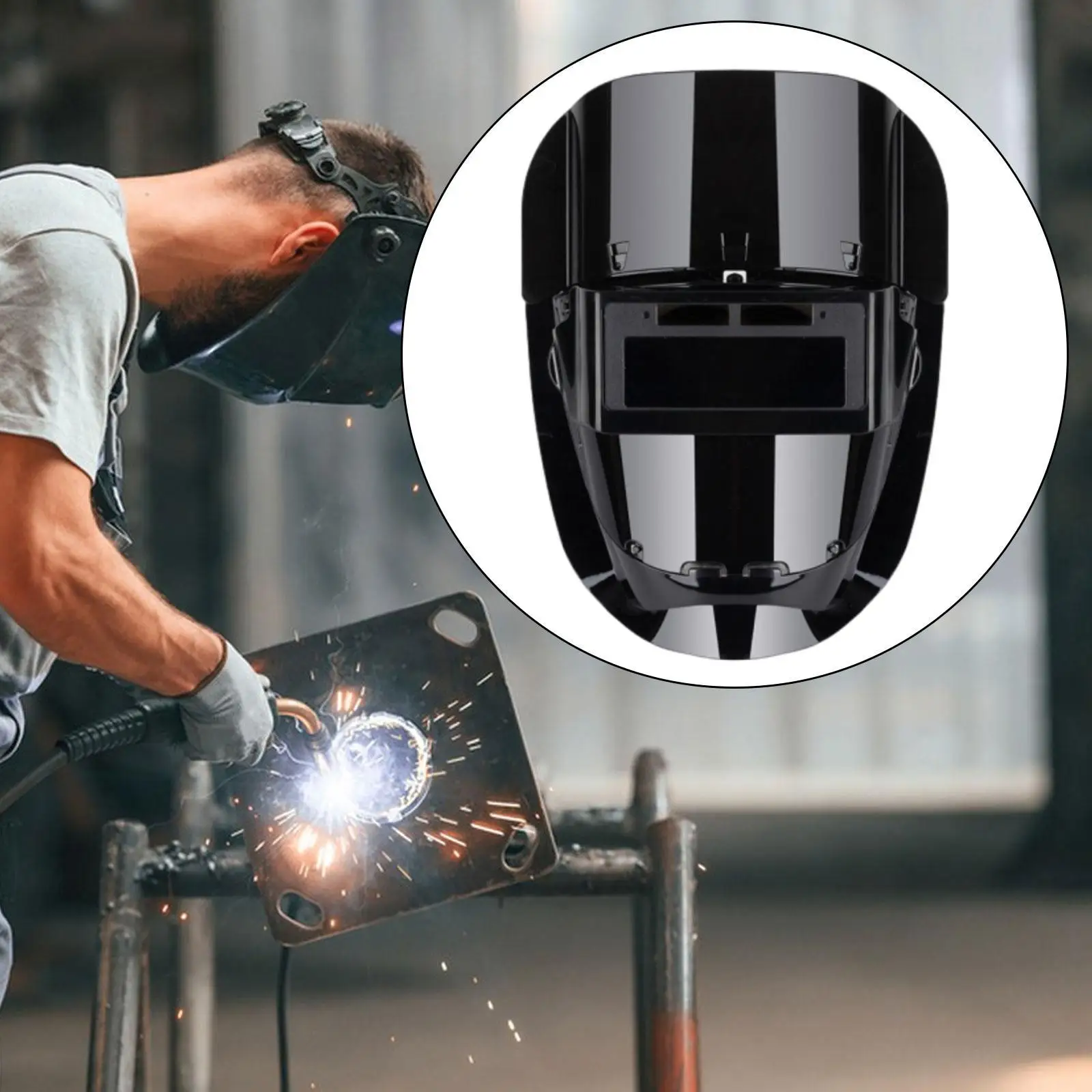 Auto Darkening Welding Helmet Adjustable Cap Professional Welder Mask Hood