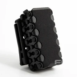 Belt AUTOMATIC RETENTION MAGAZINE CARRIER With Clip for 5cm belt, Mag Pouch for 1911 9mm 2011 .45 Mag