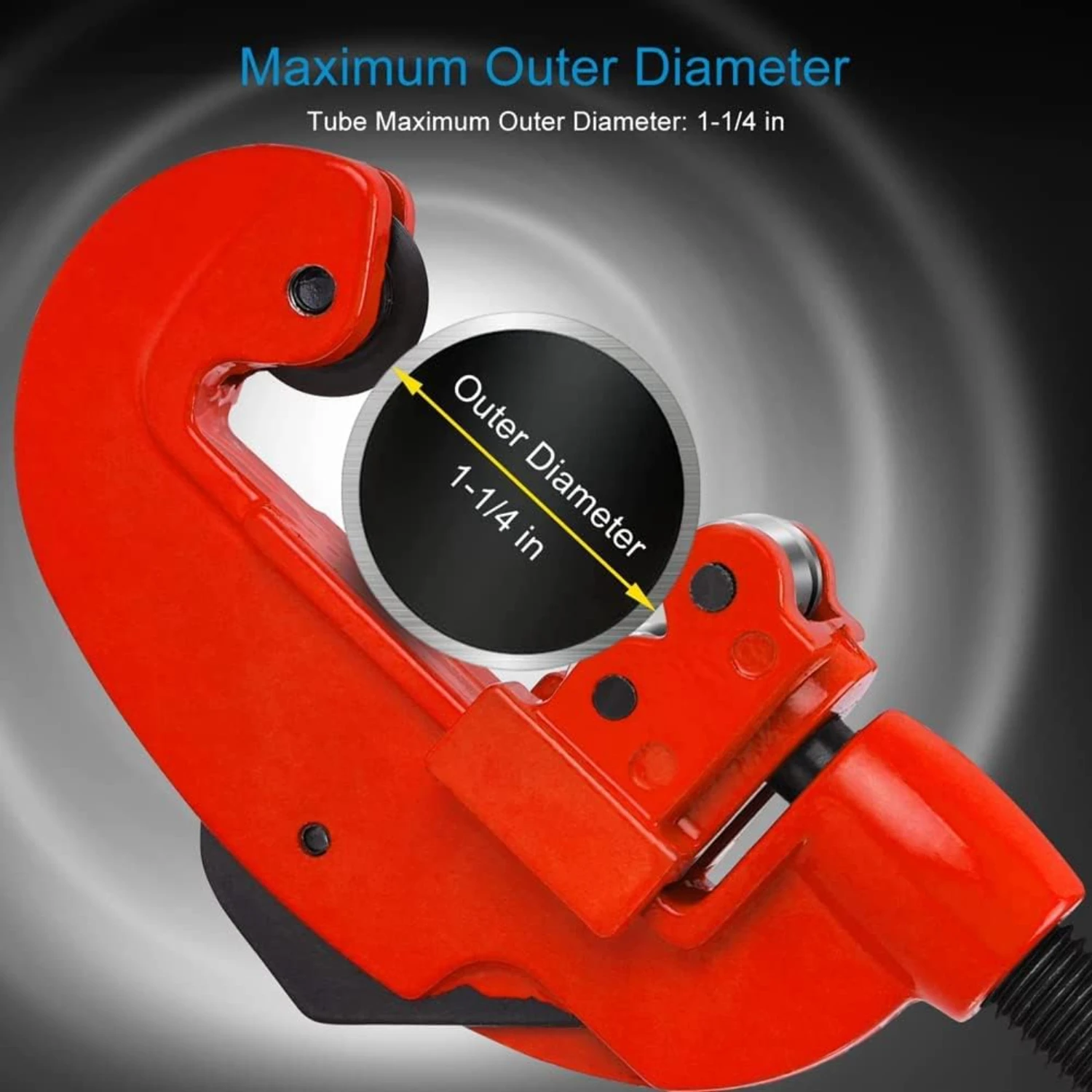 Versatile Adjustable Mini Pipe Cutter Tool for Precise and Clean Cuts - Ideal for Aluminum, Copper, Thin Stainless Steel, and PV