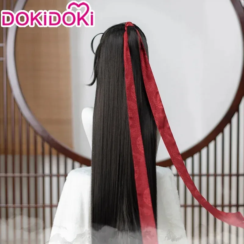 متوفر في المخزون شعر مستعار ييلينغ باتريارك أنيمي مو داو إلى شي تأثيري DokiDoki وي Wuxian تأثيري الصينية العتيقة شعر مستعار الدانتيل عيد الميلاد