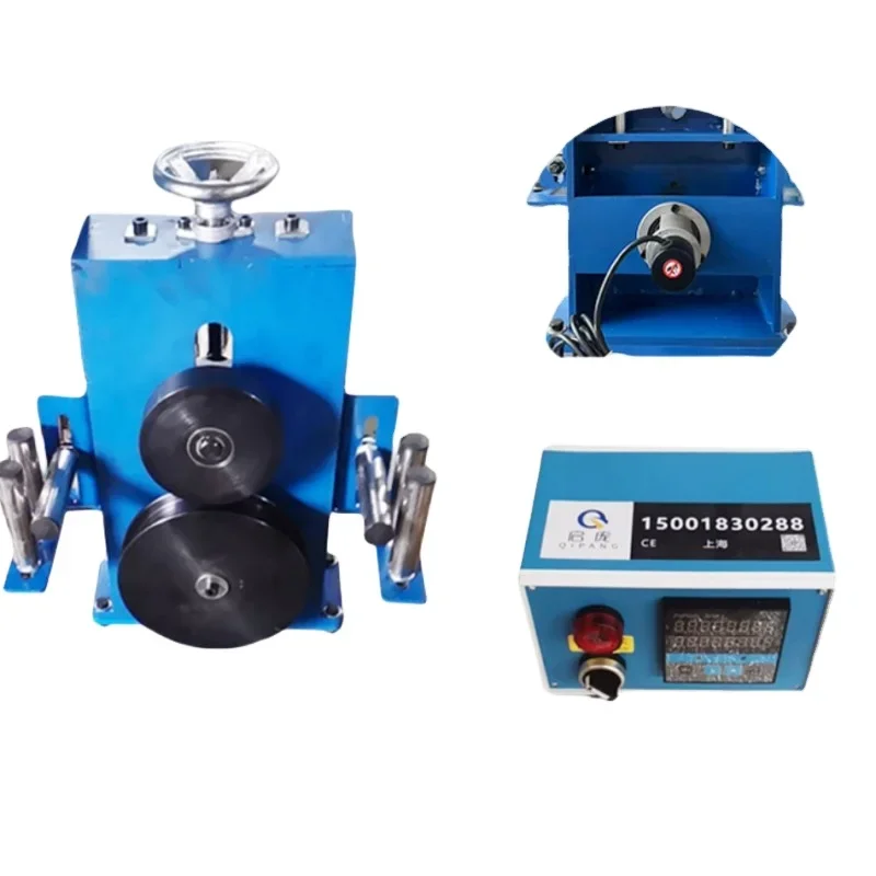 

electronic cable length measurement 1-30mm wire rope meter counter+encoder+display wire rope length measuring machine