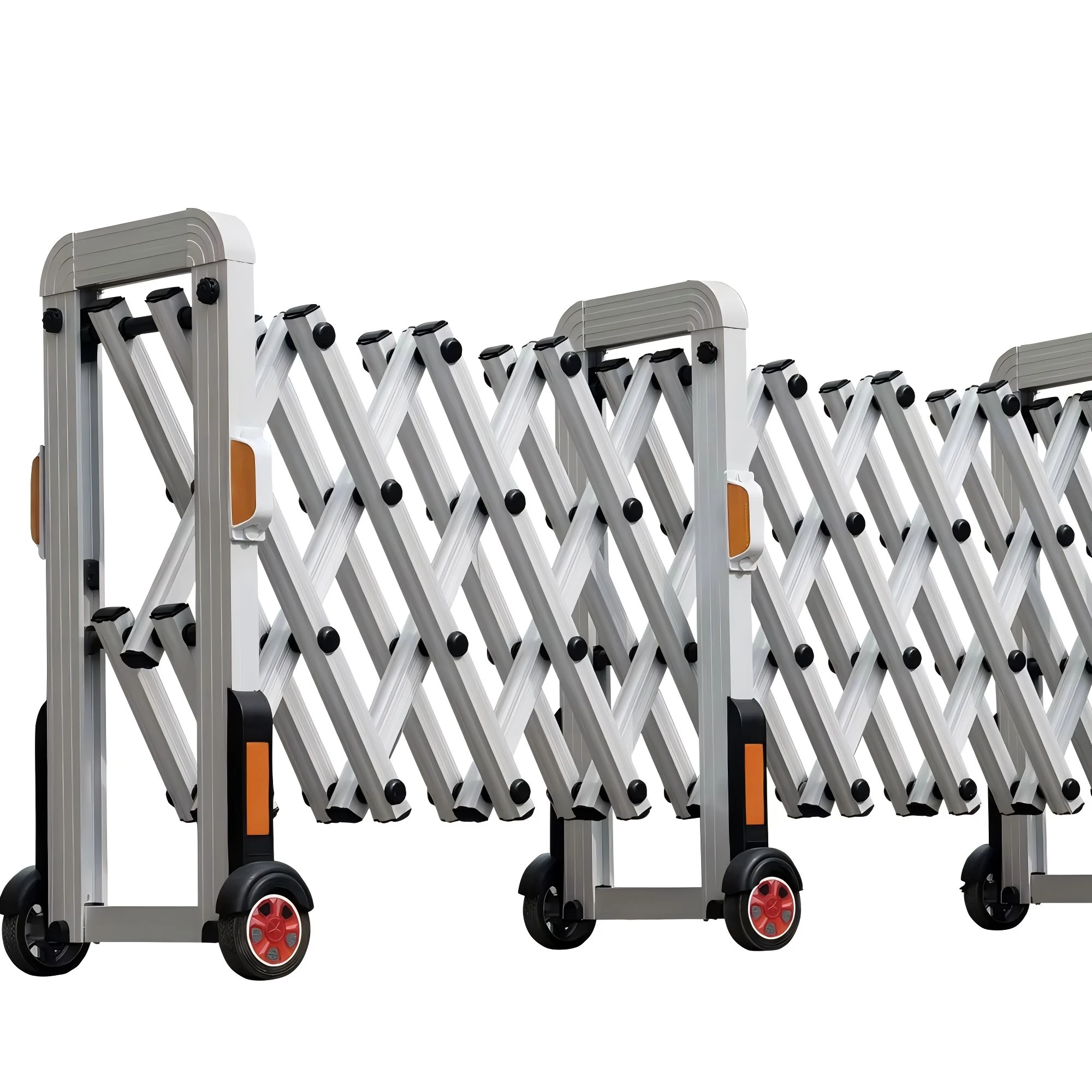 

Modern Qigong Aluminium Accordion Barrier Gate Retractable Expandable Road Barricade Security Barrier For Outdoor & Mall Use