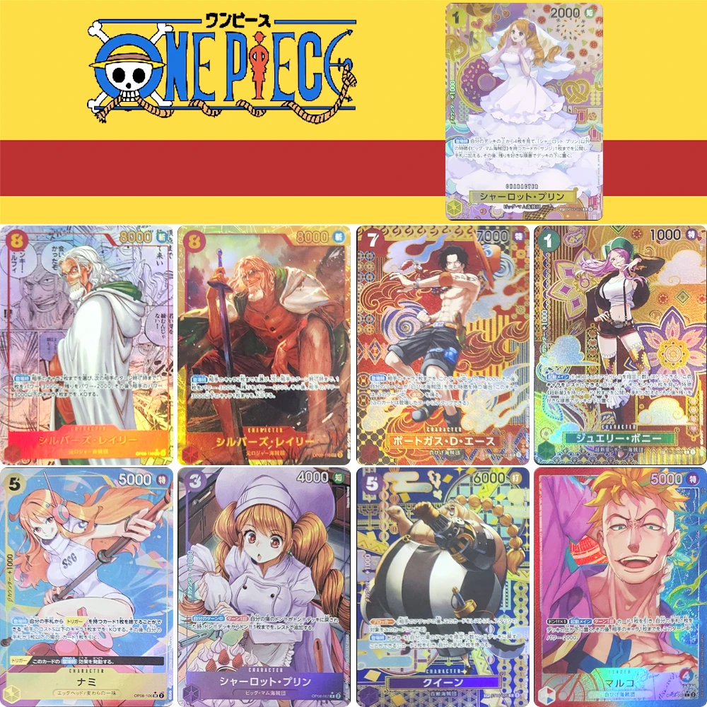 ONE PIECE Anime characters Marco Portgas D Ace DIY Homemade Xtreme OP-08 Collection card Christmas birthday gift Game toys