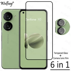Full Cover Tempered Glass For Asus Zenfone 10 Screen Protector For Asus Zenfone 10 9 8 Camera Glass For Asus Zenfone 10 Glass