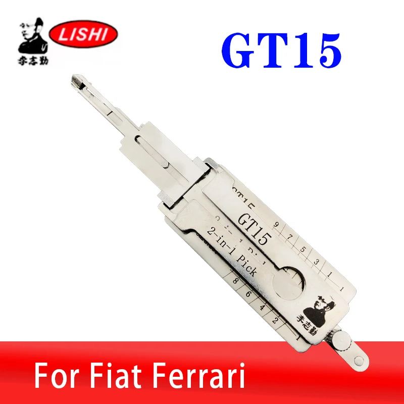 

GT15 LISHI 2in1 For Fiat Decoder Ferrari Car Door Open tool Lock Pcik tool Locksmiths tool