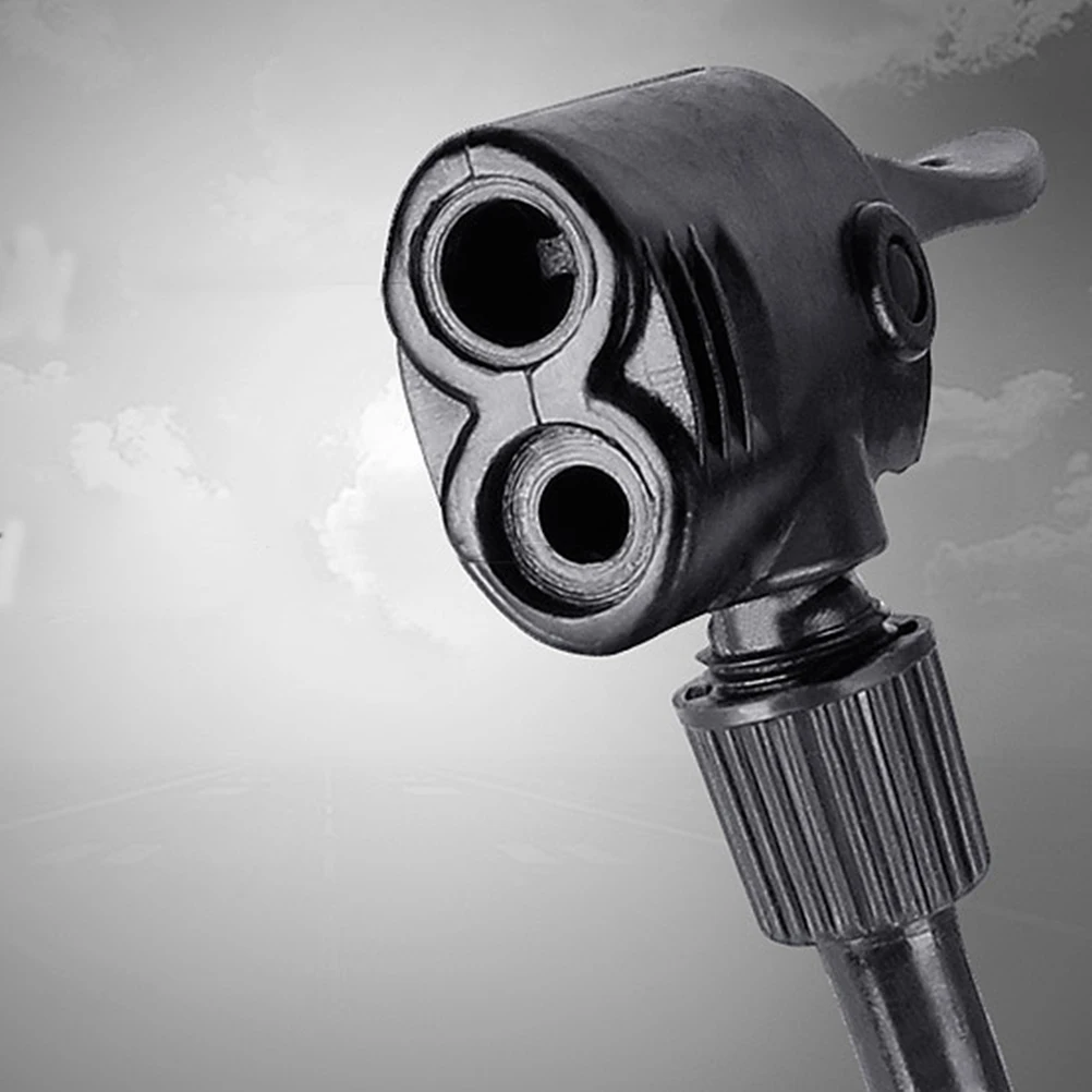 

1 pc Tire Floor Pump High-Pressure Foot Activated Portable Air Inflator For Bike Barometer Lightweight Mini Metal Plastic
