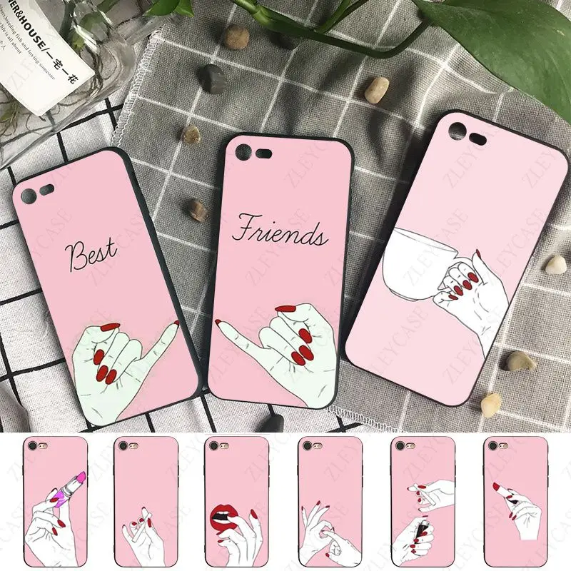 Moon Spells Makeup Best Friend Pattern Phone case for iPhone 15Pro 16pro 13PROmax XR 14plus 11pro 12pro max 13mini SE case Coque