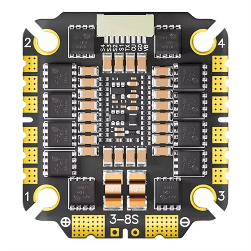 

B86B-AA08-3065AM32 3-8S FPV 4-в-1 ESC 32 бит 65A 3065 V2 AM32 ESC 4-в-1 Cross-Country ESC
