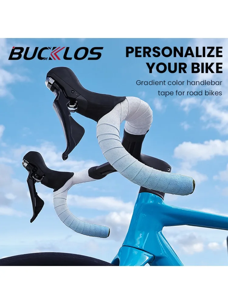 AliExpress BUCKLOS Bicycle Handlebar Tapes Non-Slip Road Bike Handle Tape Breathable Sweat-absorbing Cycling Bar Strap Anti-Vibration Belts