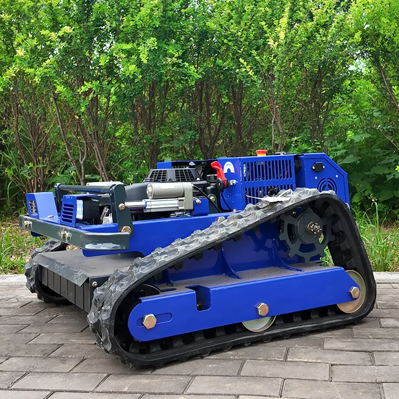 تخصيص جزازة العشب اللاسلكية التحكم عن بعد قاطع غاز ذاتية الدفع رباعية الأشواط دورة معدات الحدائق في الهواء الطلق