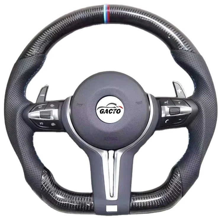 

New Arrival Flat Bottom Customized Carbon Fiber Steering Wheel for BMWs F23 F21 X5 X6 M2 M3 M4 M5 M6