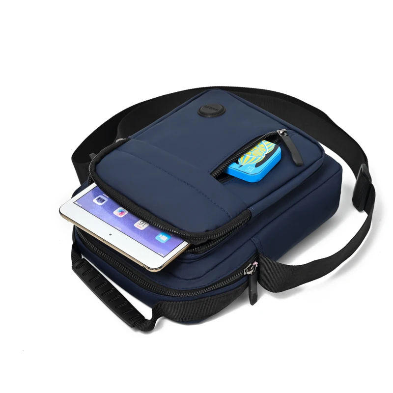 Business-Umhängetasche für Herren – Fortschrittliches Design mit mehreren Fächern, Schultertasche für Büro und Freizeit – Detail 20
