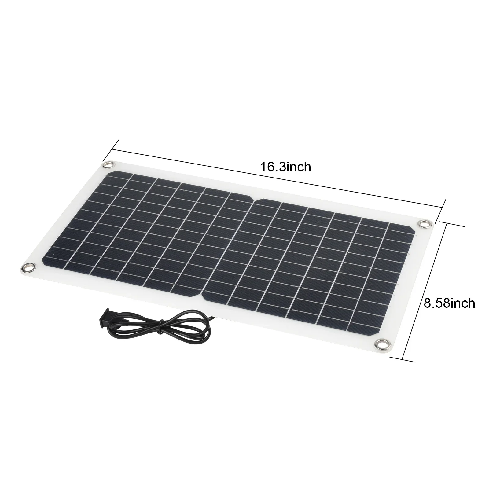 Soshine USB Solar Panel 5V 15W Small Solar Panels High Performance Monocrystalline for Camera Water Pump Small Fan Power Bank