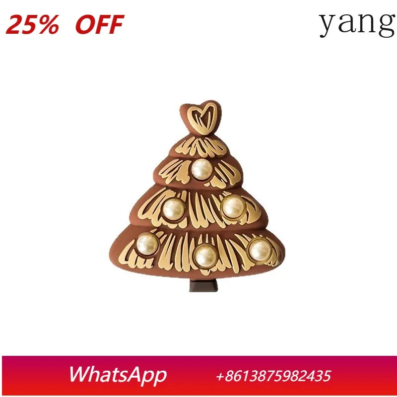 

CX creative pearlescent Christmas tree refrigerator sticker strong suction soft magnetic merchandise sticker