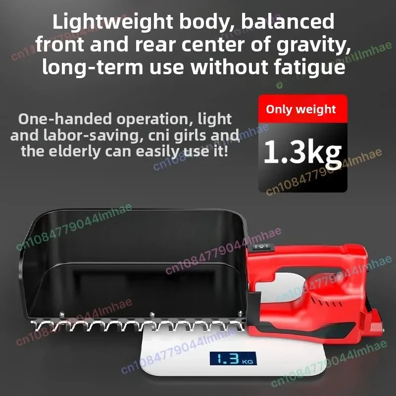 Mini Handheld Electric Tea Harvester, Battery-Powered External Cordless Tea Plucking Machine, Rechargeable Farm Harvest Tool