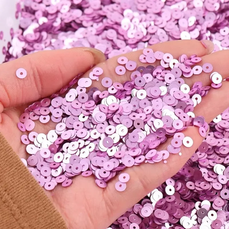 2000pcs 2mm PVC French Matte Round Sequins Loose Cup Sequins Paillettes Glitter for Jewelry Making DIY Sewing Nail Art Craft
