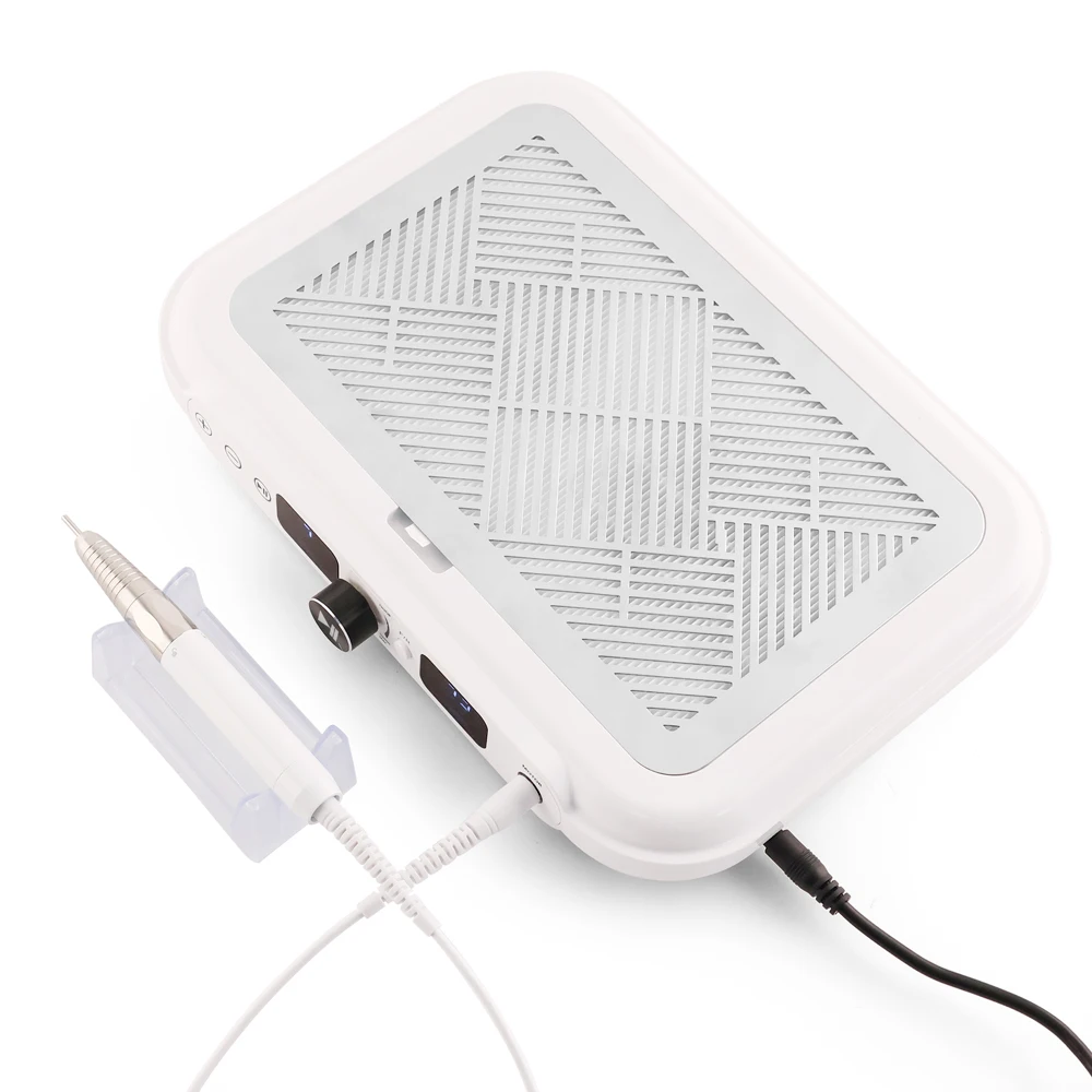 High power 170 tile nail dust collector 2-in-1 nail dust fan Vacuum cleaning machine 2 fan speed regulator with brushless handle