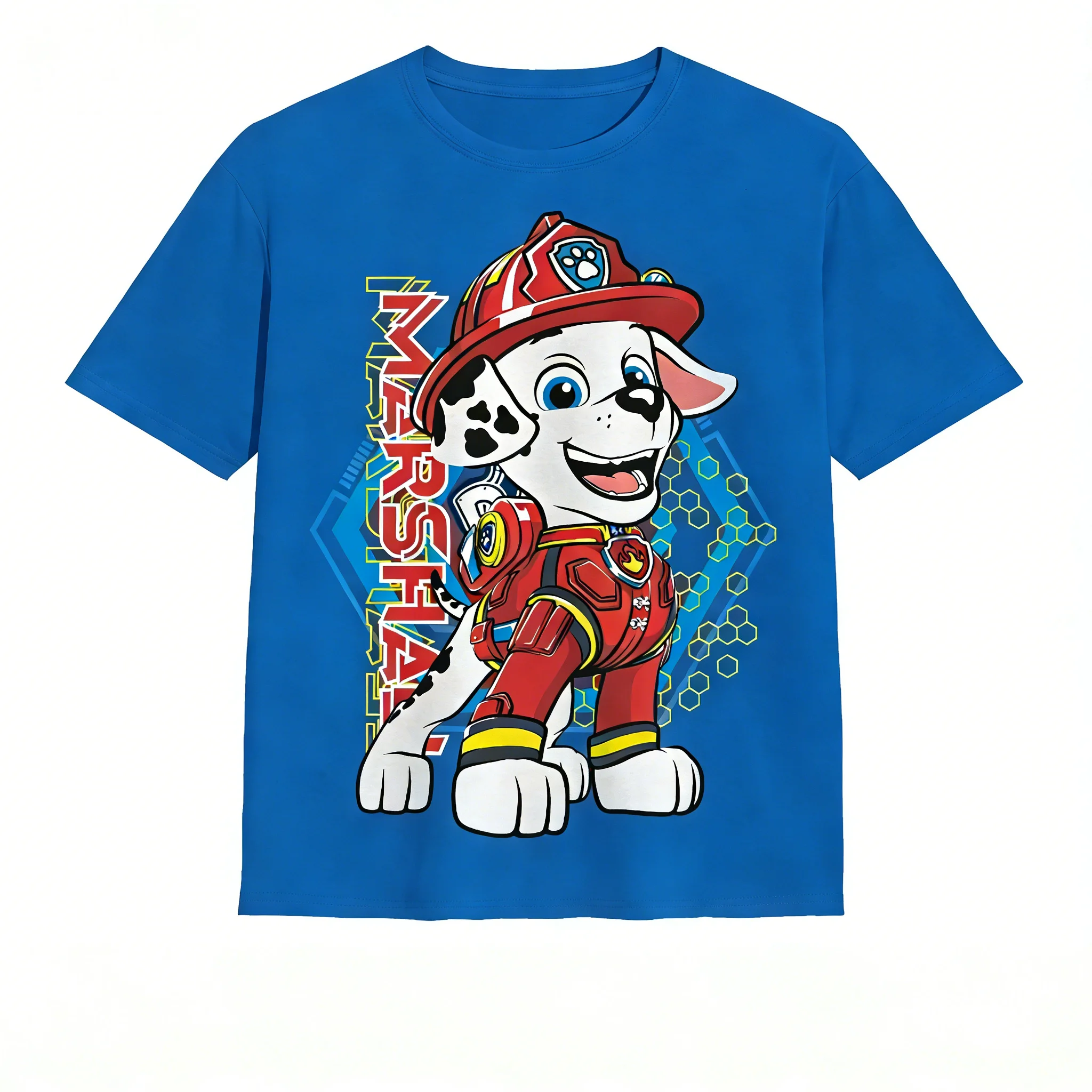 2026 New Summer PAW Patrol Children Short Sleeve T-shirt Cartoon Chase Rubble Print Pullover Boys Girls Casual Cotton Tops Gifts image 5