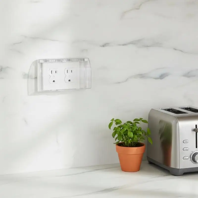 Dual 86 Type Waterproof Outlet Easy Install For Electrical Switches Sockets