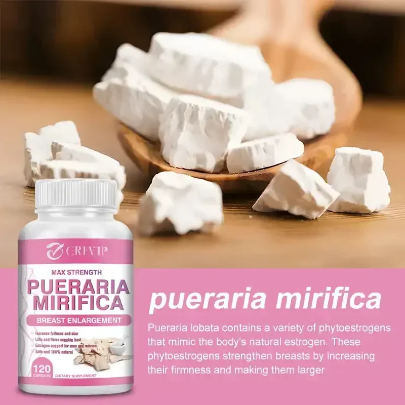 Pueraria Mirifica – Firming Breasts, Promote Growth, Natural Curves, Non-GMO