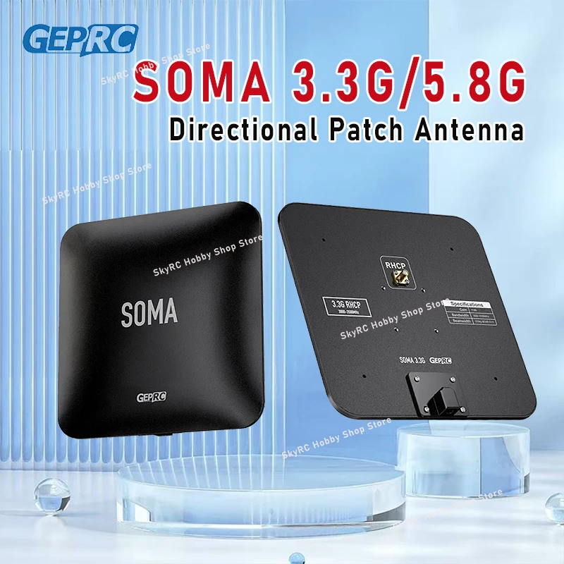 GEPRC SOMA 3,3G Oder 5,8G 4,9 GHZ-6 GHZ Directional Patch Antenne Lange RHCP DIY RC FPV Quadcopter Drone Freestyle Zubehör Teile