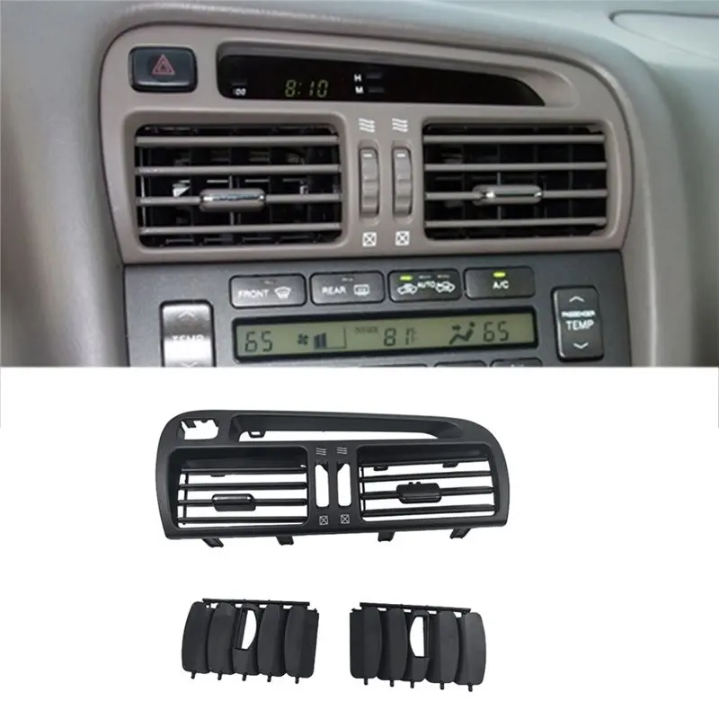 A85E-For LEXUS GS300 1998-2005 Compatible 55660-30340 Car A/C Air Outlet Vent Panel Front Middle Air Conditioner Vent Frame view 2