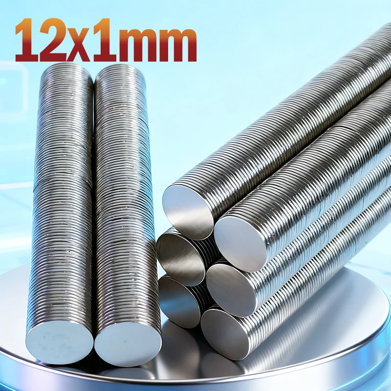 N35 NdfeB 12x1mm Magnet Round Shape Permanent Magnetic Imanes 12*1mm Accessory Neodymium Magnet 20-500pcs for Craft Diy Office