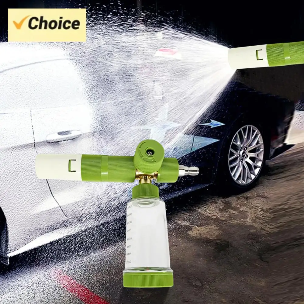 

100ml Water Foam Pot with 1/4 Inch Quick Connector Pressure Washer Gun Adjustable Foam Spray Pot for Cleaning Cars SUVs