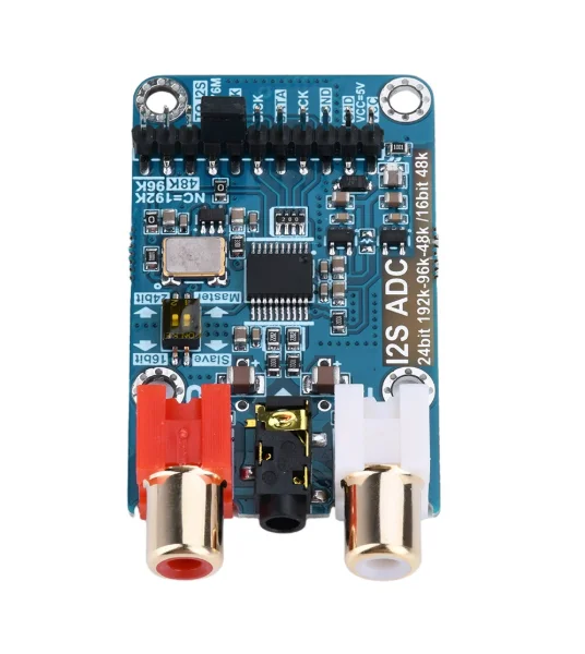 Modul kartu akuisisi audio ADC I2S mode master-slave papan pengembangan 24BIT