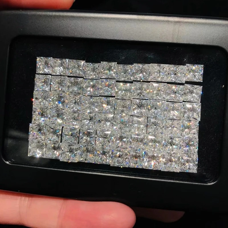 Messi Schmuck 0,9mm-3,0mm 1ct CVD Melee Laborgezüchtete Diamanten DEF VVS-VS Runder Brillantschliff Kleine Diamanten Großhandel – Detail 11