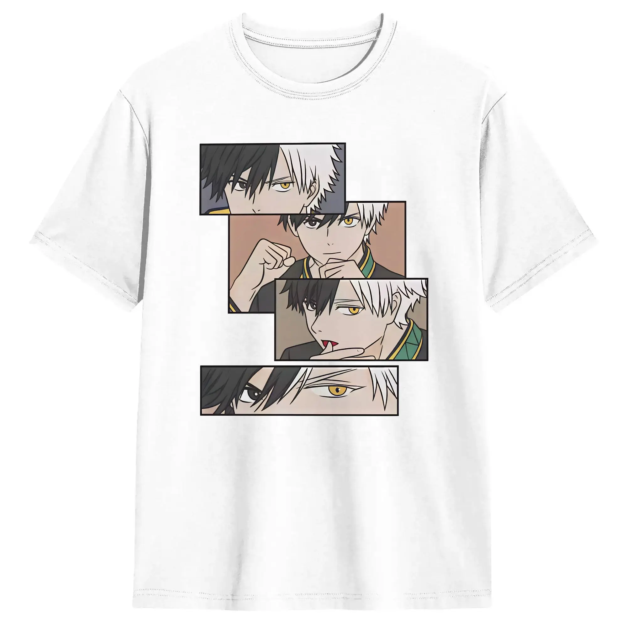 Ren Kaji T-Shirt for Men Wind Breaker Fashion Cotton Tees Round Neck Short Sleeve T Shirt Summer Tops