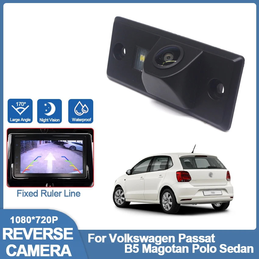 

Waterproof HD CCD Car Reverse Backup Rearview Parking Rear View Camera Night Vision For Volkswagen Passat B5 Magotan Polo Sedan