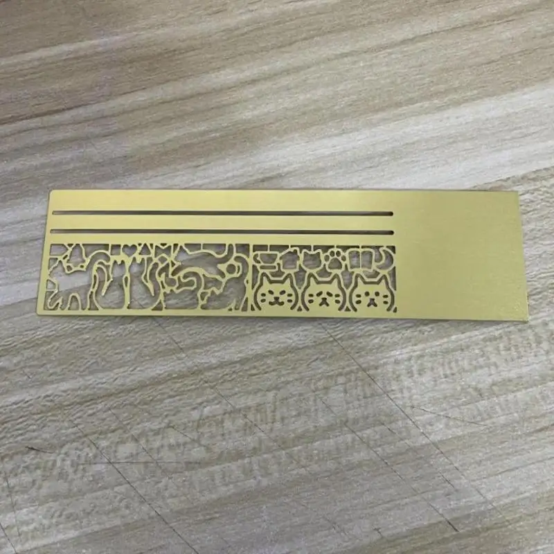 New 1Pc Cute Cat Double Sided Ruler Bookmark Creative Measuring Marker For Diary Planner Notes Student Stationery Gift