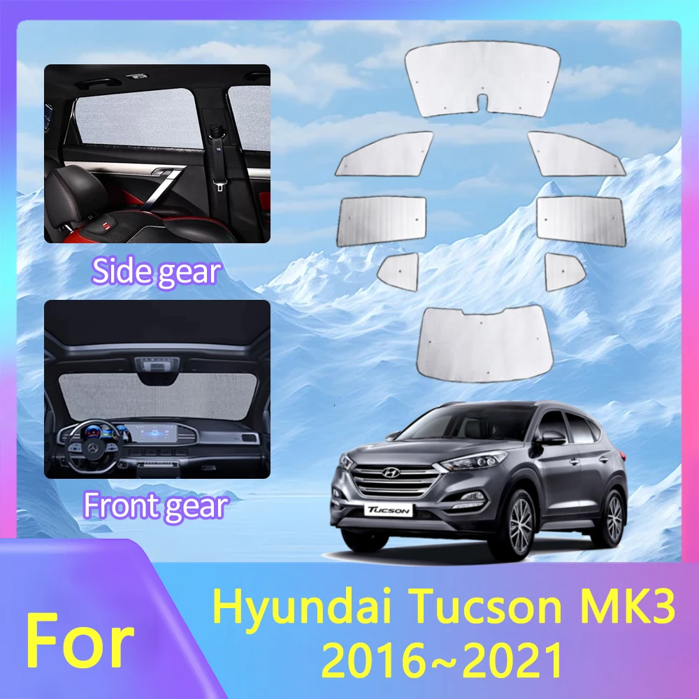 

For Hyundai Tucson MK3 TL 2016 2017 2018 2019 2020 2021 Low Configuration Car Full Sunshade Sunshade Window Sunshading Board