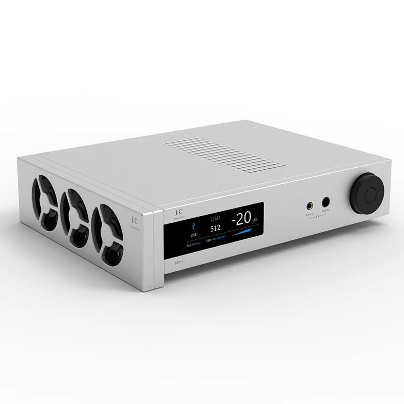 J.C Acoustics UDP-5 듀얼 ES9039Q2M 데스크탑 DAC 및 헤드폰 앰프