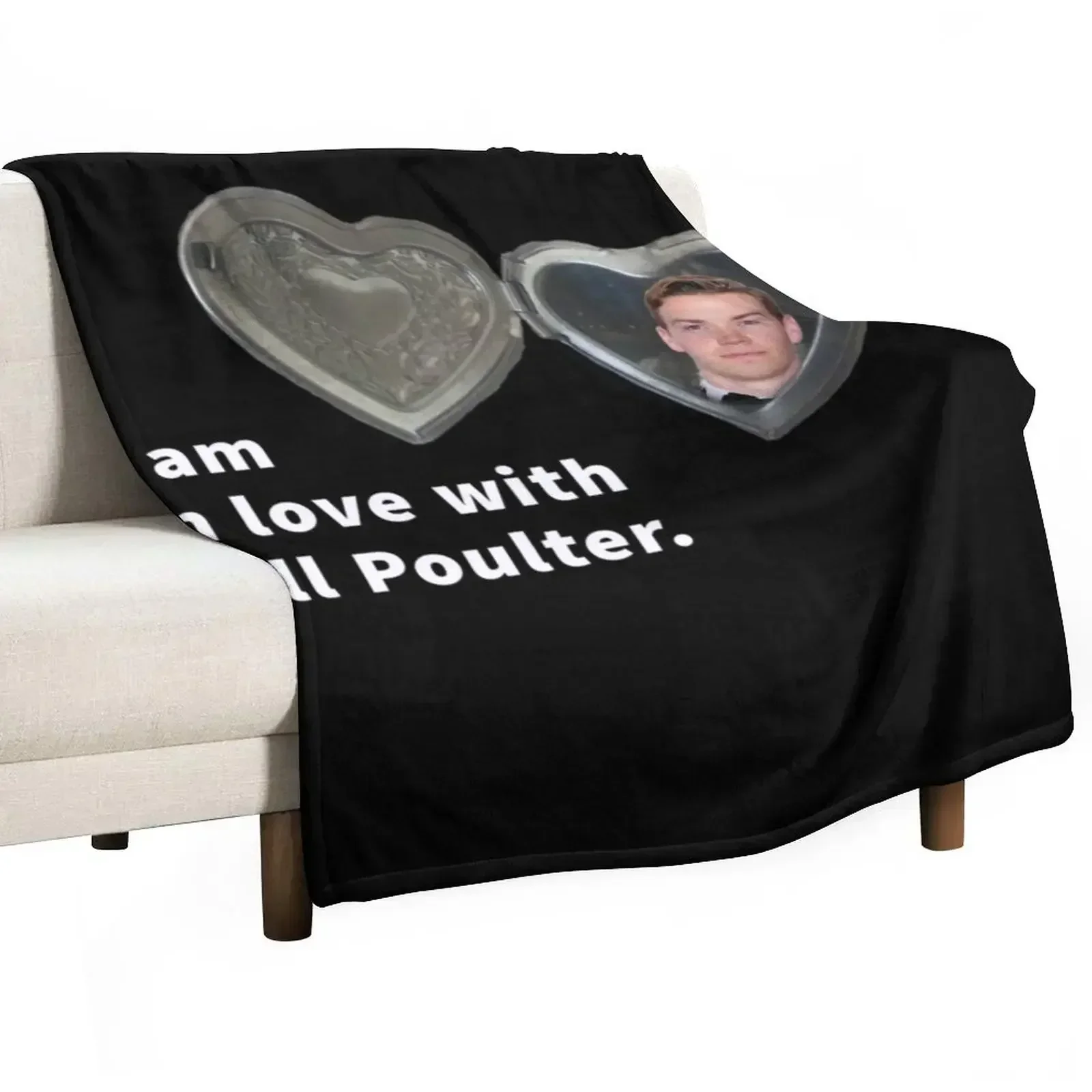 I Am In Love With Will Poulter Throw Blanket Quilt Blankets For Sofas For Baby Stuffeds Flannel Blankets