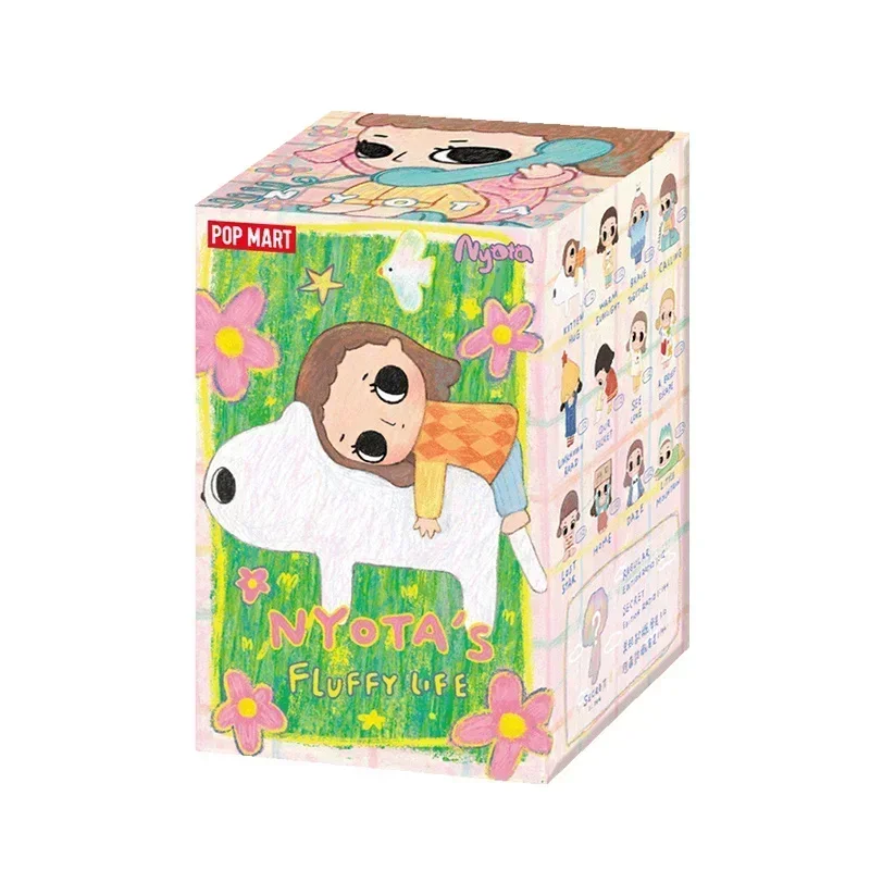 POP MART Nyotas Flauschige Life Series Genuine Blind Box Mystery Box Guess Bag Toys Doll Cute Anime Figure Desktop image 3