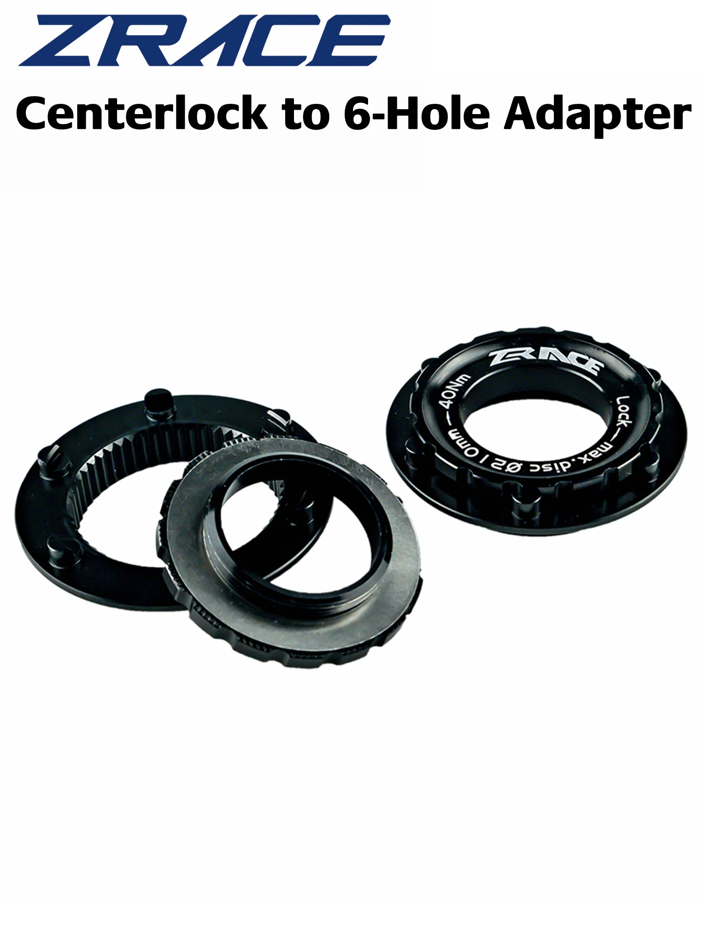 AliExpress ZRACE Centerlock to 6-hole Adapter, Center Lock Conversion 6 Hole Brake Disc, Center Lock for 6 Bolt, SM-RTAD05 / SM-RTAD10