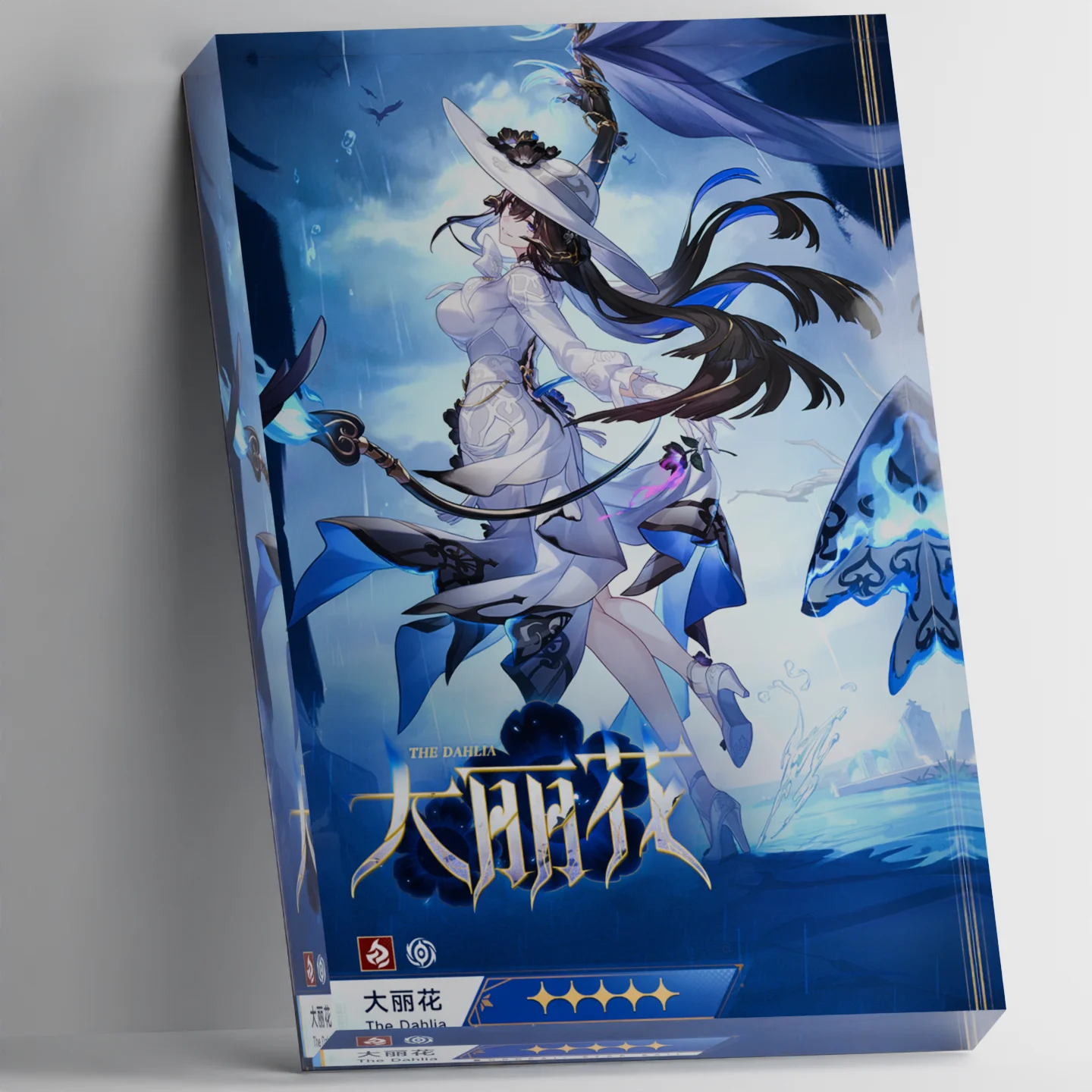 Honkai Star Rail HSR The Dahlia Waifu Clear Acrylic Block Anime Goods Desktop Ornament Anime Desk Decor Collection Gift