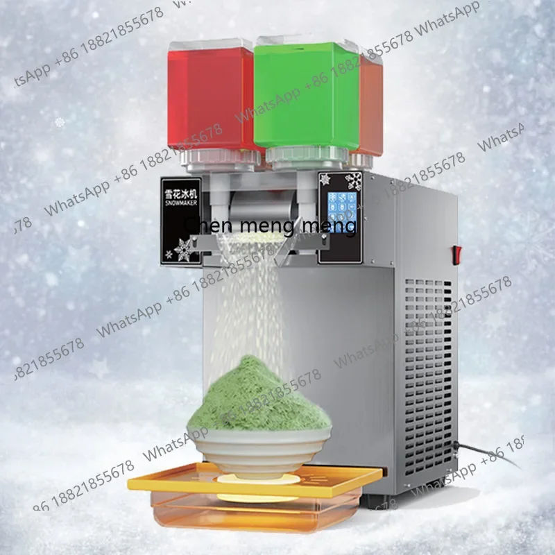 01A Snowflake Ice Machine Color Snowflake Machine Commercial Milk Smoothie Automatic Shaved Ice Cotton Ice Machine