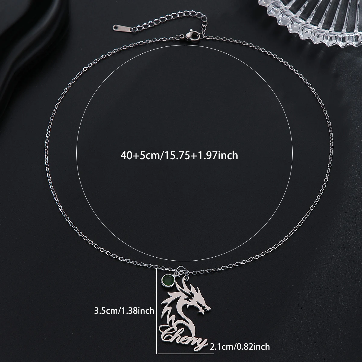 

Ожерелье с подвеской в виде крана из нержавеющей стали на заказ, женское модное ожерелье с подвеской