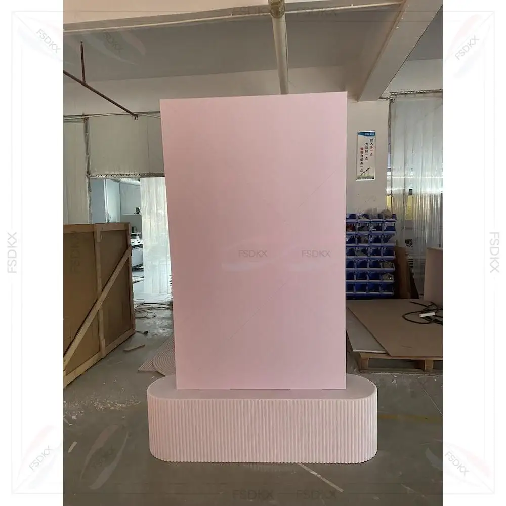 

Wedding Events Hotel Banquet Entrance Decoration White Acrylic Welcome Sign Stand