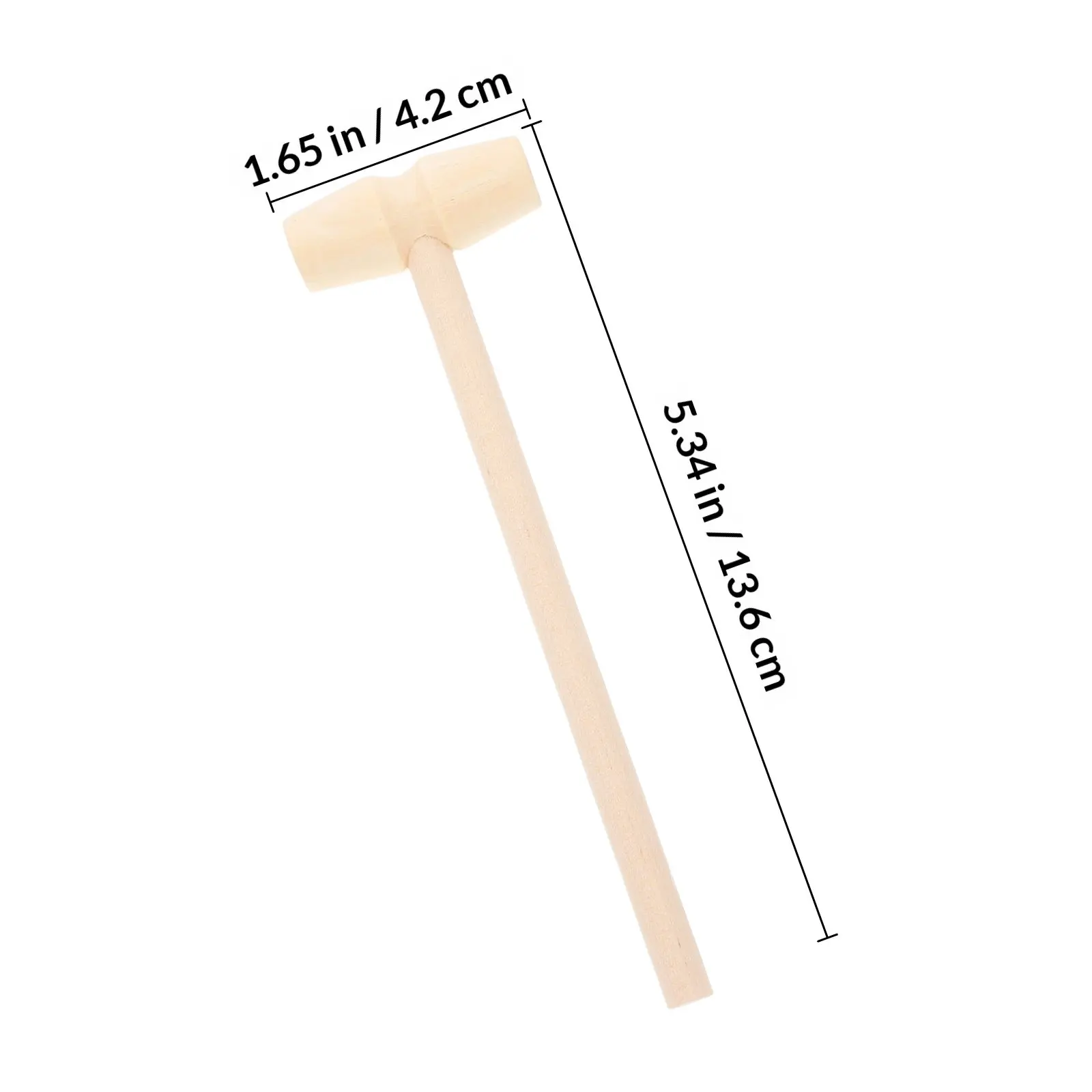 Juego de 5 Mini Martillos de Madera, Creativos para Golpear y Batir, Educativos para Bebés, Niñas y Niños, Regalo para la Coordinación Mano-Ojo
