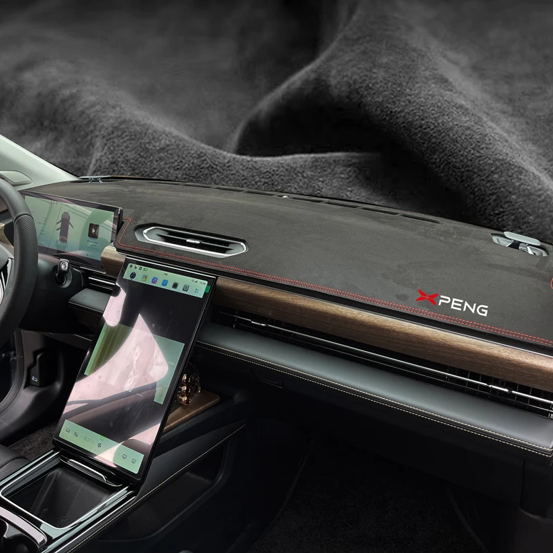 

Sunshade Mat 2024 for Xpeng P7i Central Control P5 Instrument Panel G3i Suede Suede Suede Car Modification Sunshade