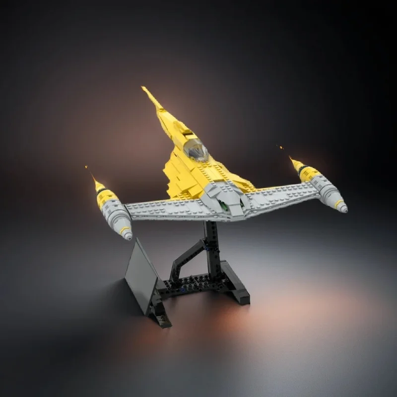 

668PCS MOC Space Battle Ucs N 1 Starfighter Model Premium Display Assembly Building Blocks DIY Creative Gift Collectible Ideas