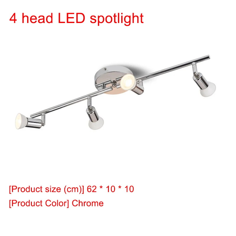 LED 스포트라이트 크롬 메탈릭 컬러 모던 심플 스포트라이트, GU10 미니멀리스트 트랙 스포트라이트 AC85-265V, 5 W, 10 W, 15 W, 20W